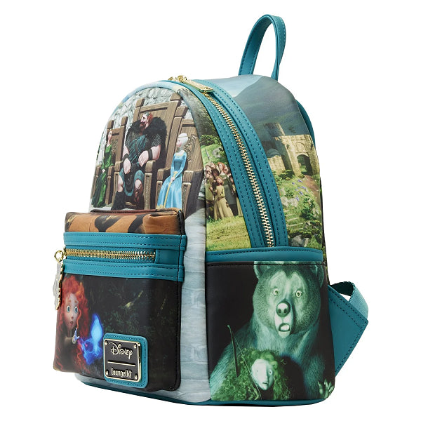 LOUNGEFLY DISNEY BRAVE MERIDA PRINCESS SCENE BACKPACK